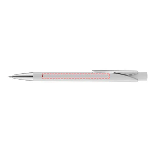 Długopis z kwadratowym korpusem Pavo PFC-10678406 biały