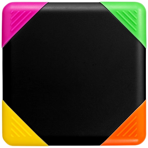 4-kolorowy zakreślacz kwadratowy Trafalgar PFC-10679100 czarny