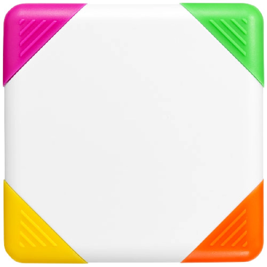 4-kolorowy zakreślacz kwadratowy Trafalgar PFC-10679101 biały