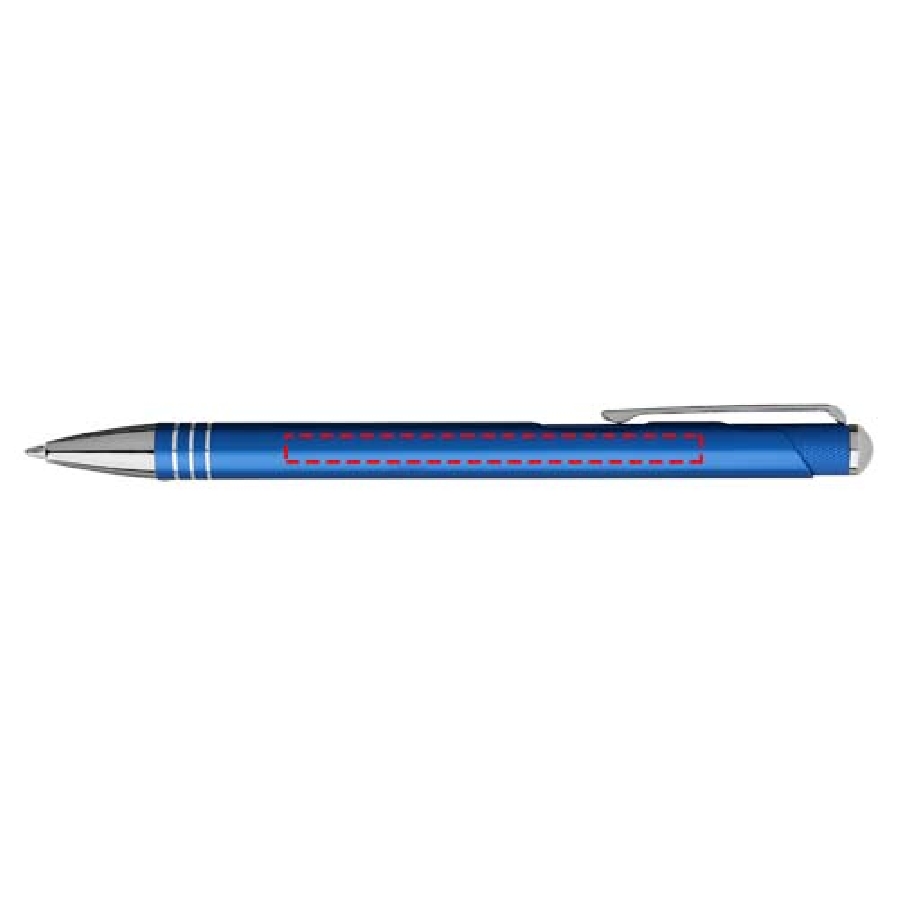 Długopis z radełkowanym wciskiem Izmir PFC-10698601 niebieski