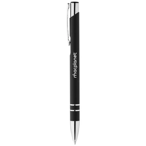 Długopis z gumowaną powierzchnią Corky PFC-10699900 czarny