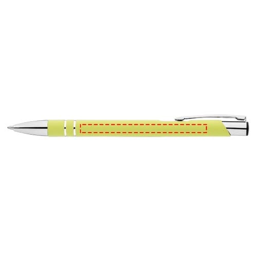 Długopis z gumowaną powierzchnią Corky PFC-10699904 zielony