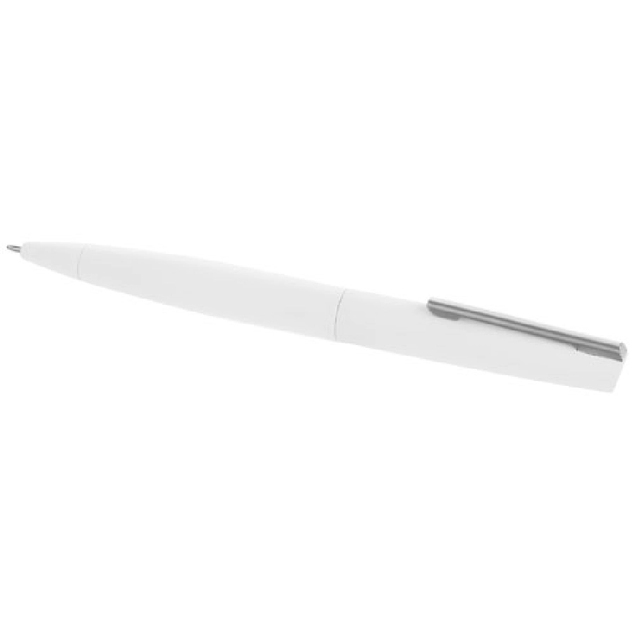 Miękki w dotyku długopis Milos PFC-10700601 biały