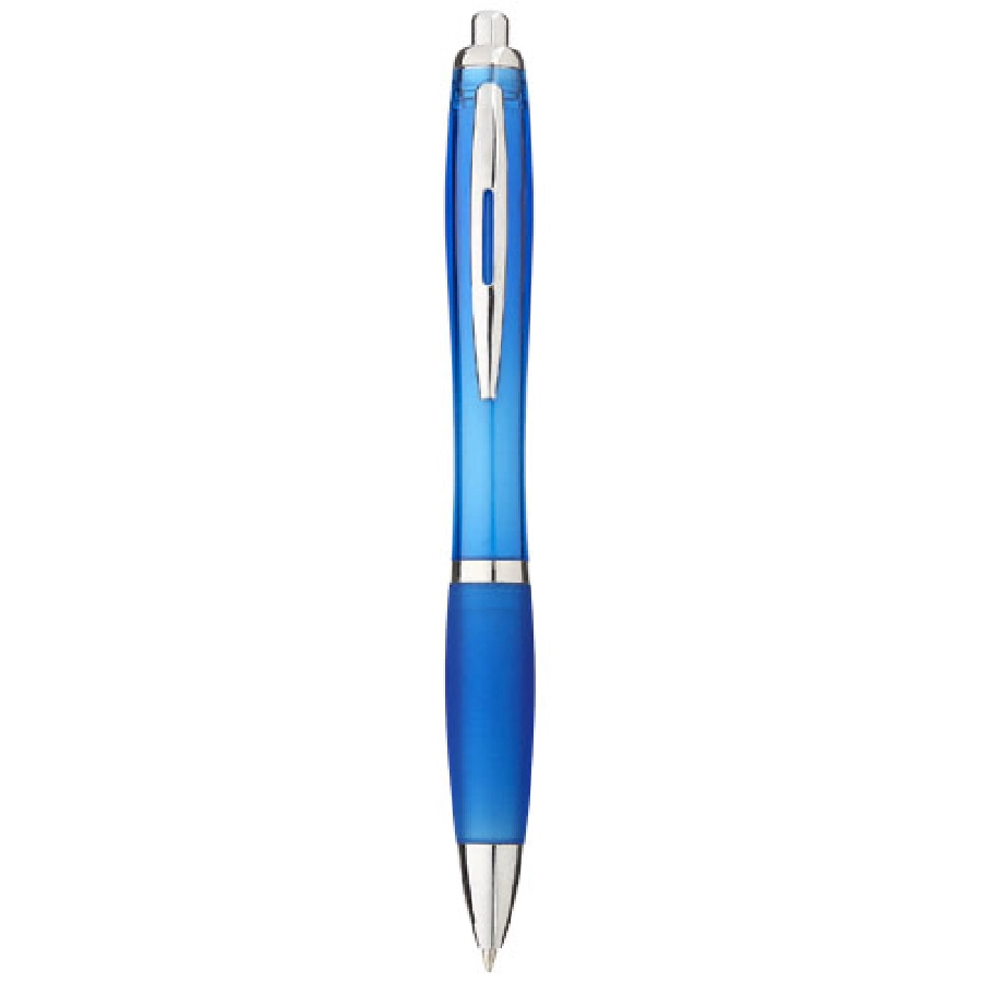 Długopis z kolorowym korpusem i uchwytem Nash PFC-10707804 niebieski