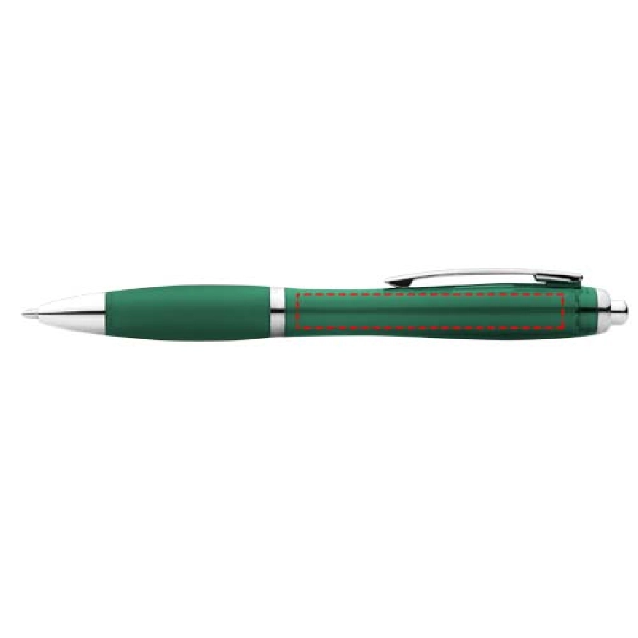 Długopis z kolorowym korpusem i uchwytem Nash PFC-10707808 zielony