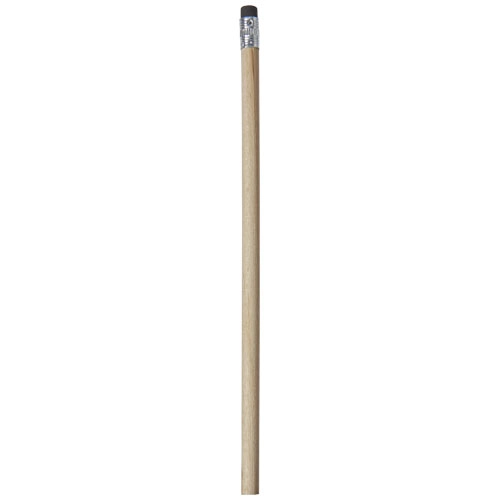 Ołówek drewniany z gumką Cay PFC-10709700 biały