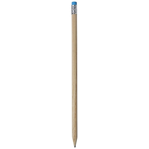 Ołówek drewniany z gumką Cay PFC-10709702 biały