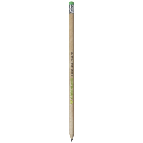 Ołówek drewniany z gumką Cay PFC-10709704 biały