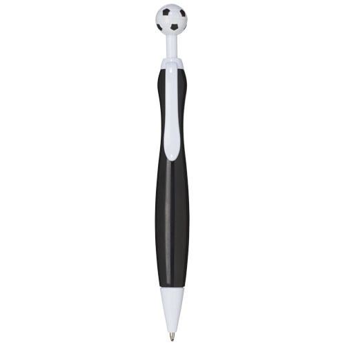 Długopis ze wciskiem w kształcie piłki nożnej Naples PFC-10710200 czarny