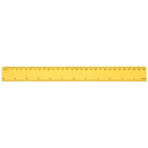 Linijka 30 cm Ruly PFC-10728604 żółty