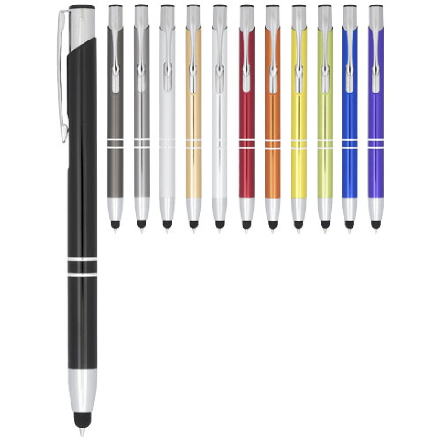 Długopis ze stylusem Moneta PFC-10729801 srebrny
