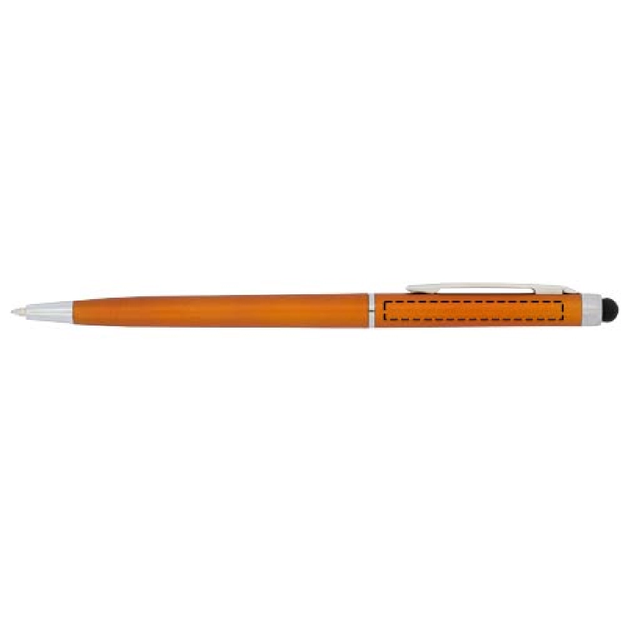 Długopis ze stylusem z plastiku ABS Valeria PFC-10730004 pomarańczowy