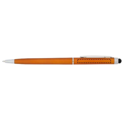 Długopis ze stylusem z plastiku ABS Valeria PFC-10730004 pomarańczowy