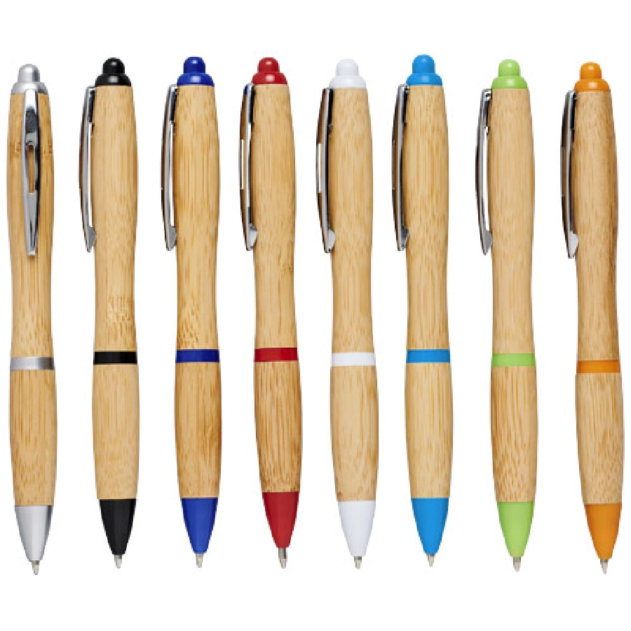 Bambusowy długopis Nash PFC-10737800 biały