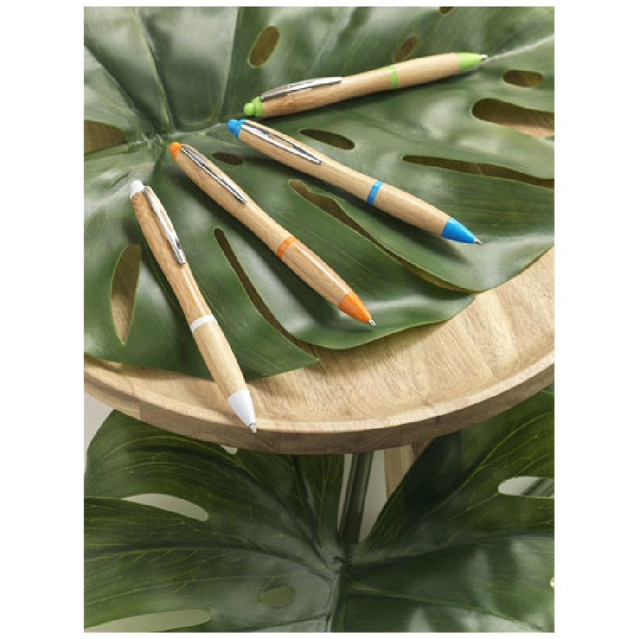 Bambusowy długopis Nash PFC-10737801 biały