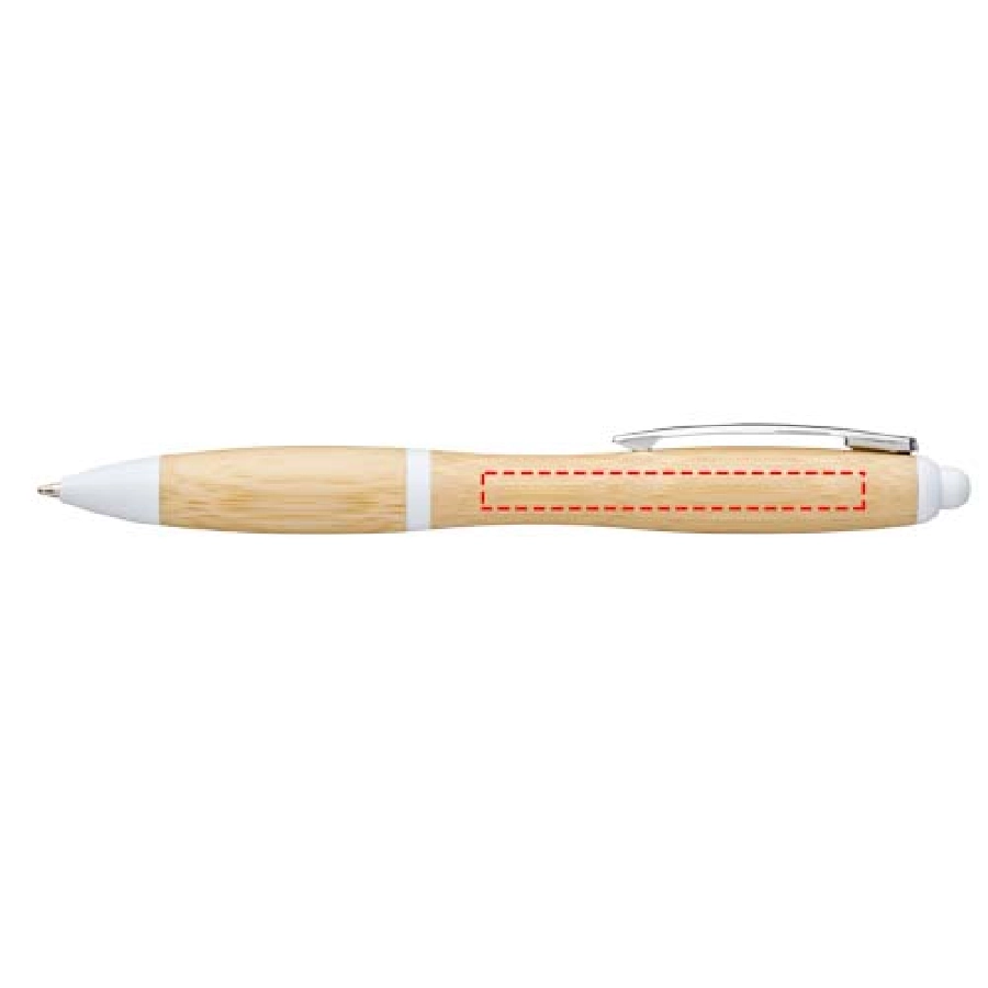 Bambusowy długopis Nash PFC-10737804 biały