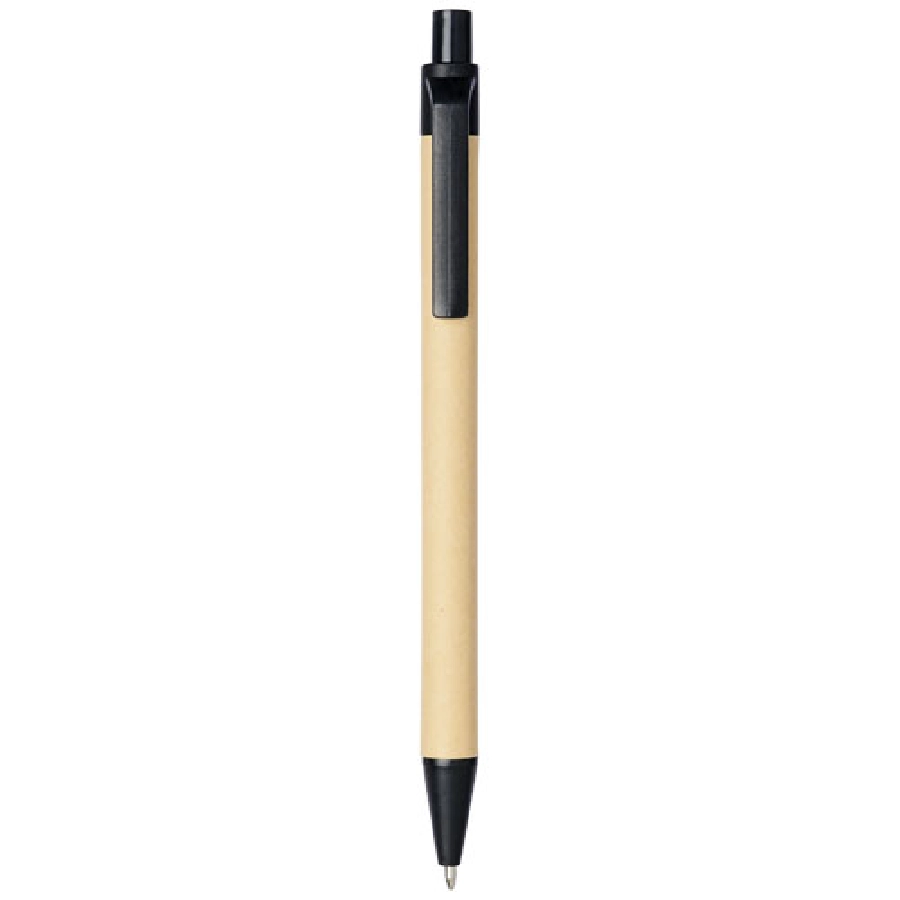 Długopis Berk z kartonu z recyklingu i plastiku kukurydzianego PFC-10738400 czarny