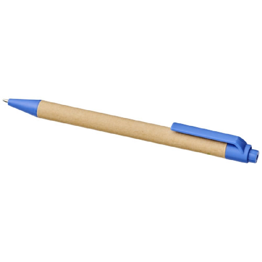 Długopis Berk z kartonu z recyklingu i plastiku kukurydzianego PFC-10738401 niebieski