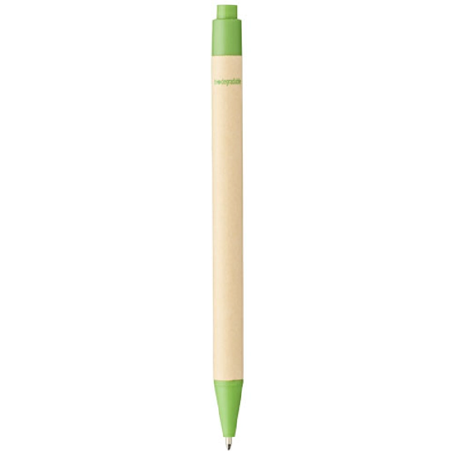 Długopis Berk z kartonu z recyklingu i plastiku kukurydzianego PFC-10738404 zielony