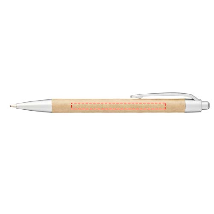 Długopis Tiflet z papieru z recyklingu PFC-10739400 brązowy