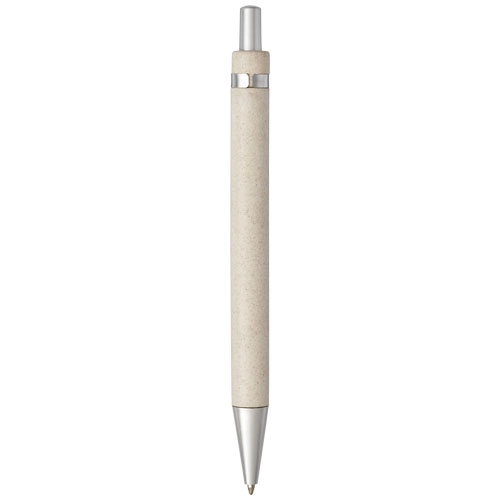 Długopis automatyczny Tidore ze słomy pszenicy PFC-10744110 biały