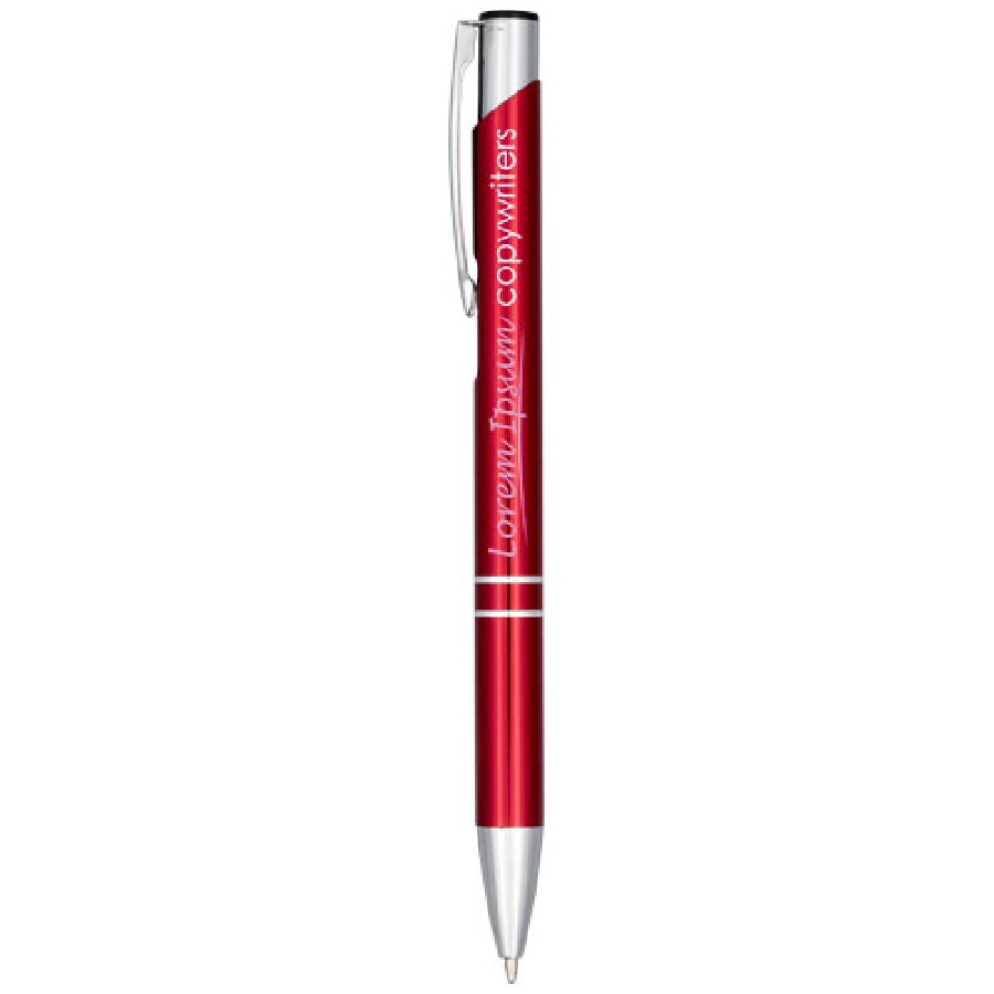 Długopis automatyczny Moneta z anodyzowanego aluminium PFC-10758302 czerwony