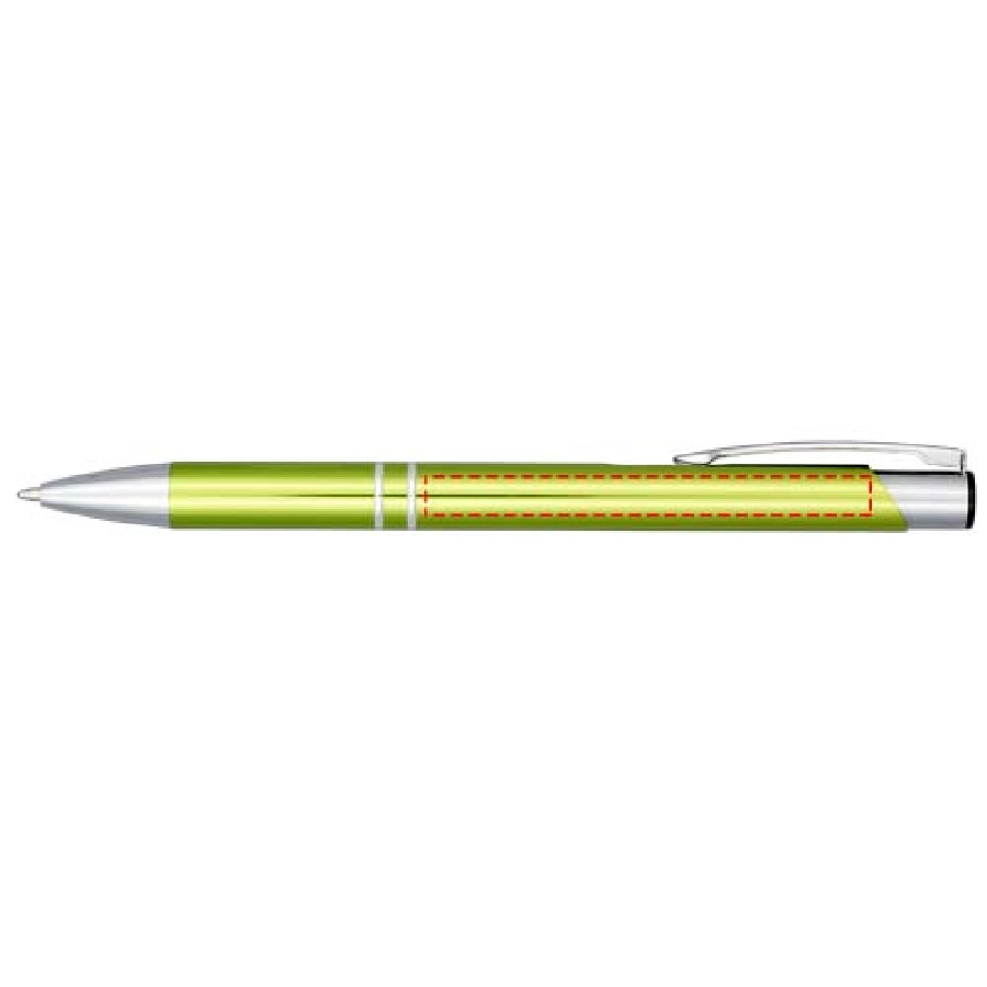 Długopis automatyczny Moneta z anodyzowanego aluminium PFC-10758304 zielony