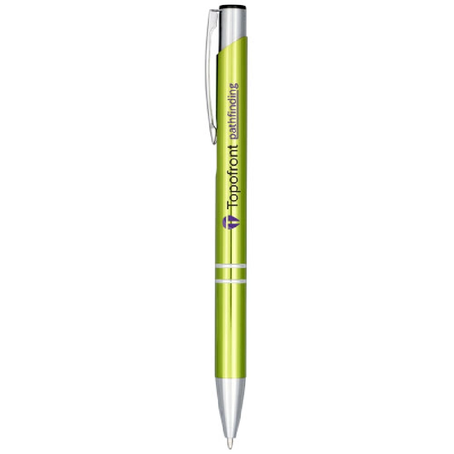 Długopis automatyczny Moneta z anodyzowanego aluminium PFC-10758304 zielony