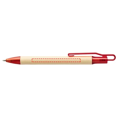 Papierowy długopis Safi PFC-10758402 czerwony
