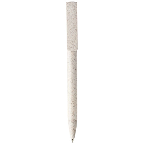 Długopis Medan z uchwytem na telefon, wykonany ze słomy pszenicznej PFC-10758633 beżowy