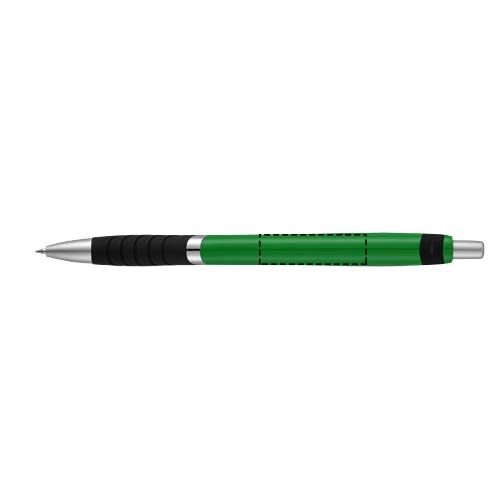 Solidny, kolorowy długopis Turbo z gumowym uchwytem PFC-10771314 zielony