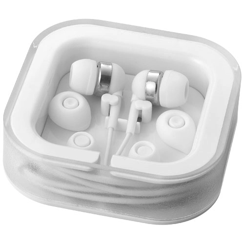 Lekkie słuchawki douszne Sargas PFC-10812801 biały