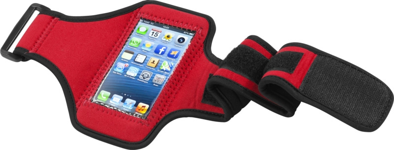 Opaska na rękę z ekranem dotykowym Protex do iPhone® 5/5S PFC-10820202 czerwony