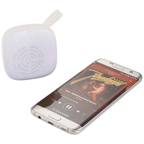 Przenośny materiałowy głośnik Bluetooth® PFC-10831700 biały