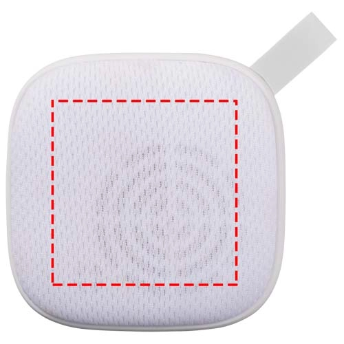 Przenośny materiałowy głośnik Bluetooth® PFC-10831700 biały
