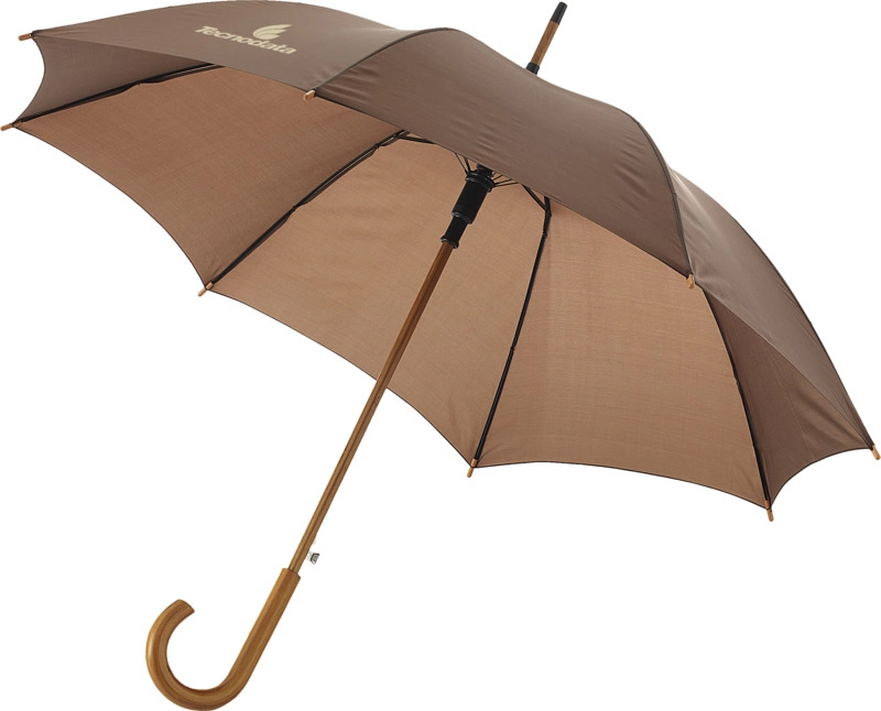 Klasyczny parasol automatyczny Kyle 23'' PFC-10904801 brązowy