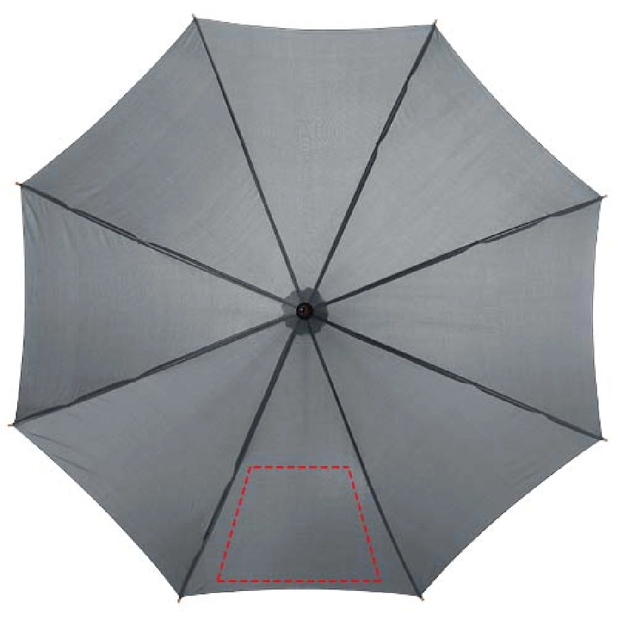Klasyczny parasol automatyczny Kyle 23'' PFC-10904808 szary