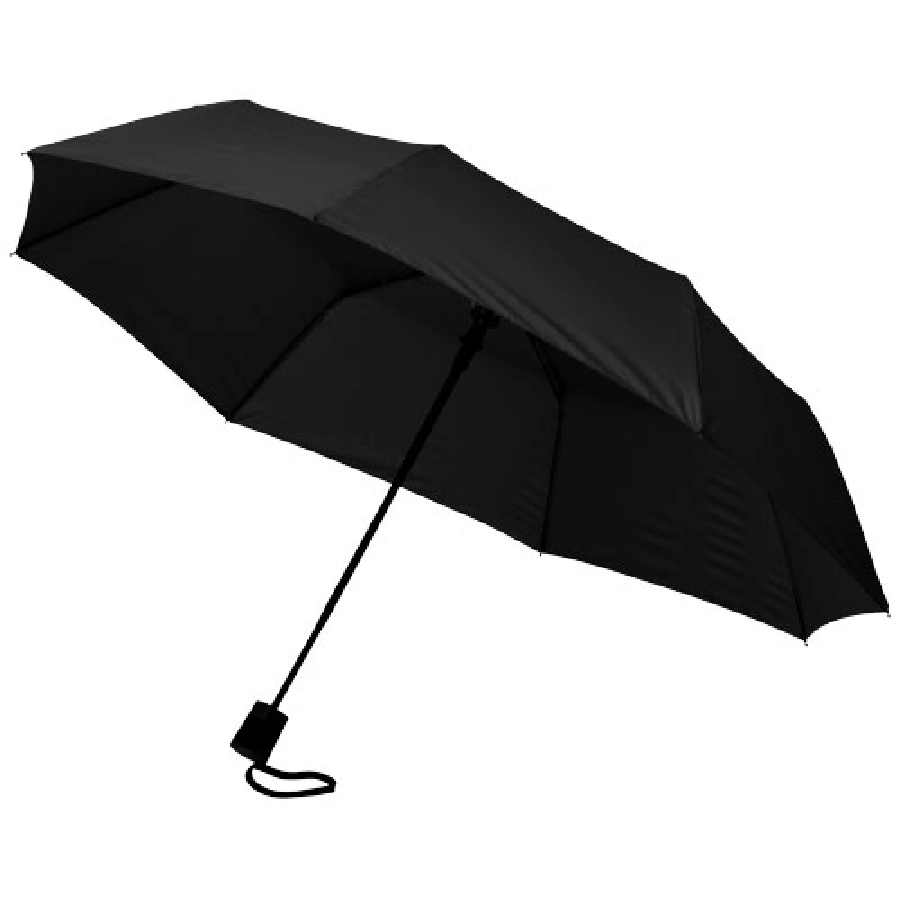 Automatyczny parasol składany Wali 21 PFC-10907700 czarny