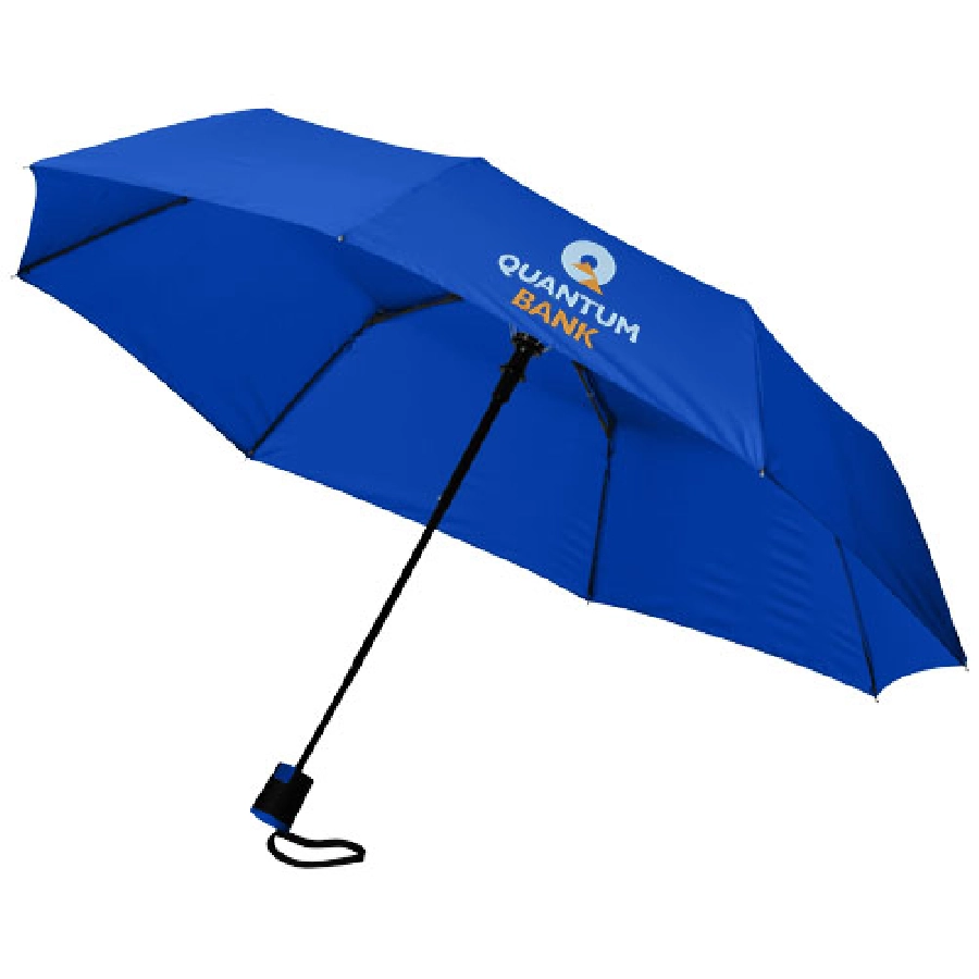 Automatyczny parasol składany Wali 21 PFC-10907709 niebieski
