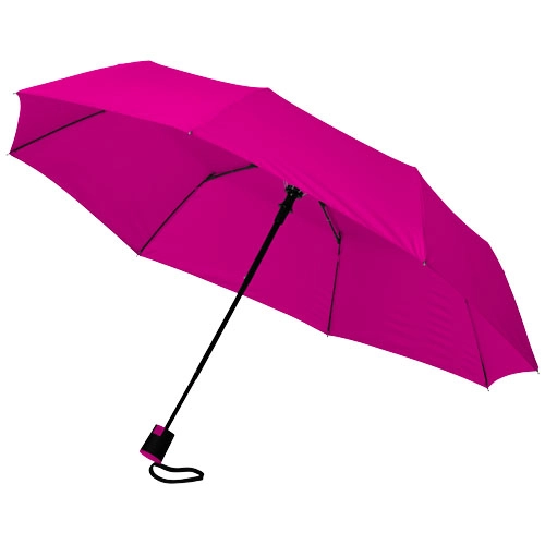 Automatyczny parasol składany Wali 21 PFC-10907711 różowy