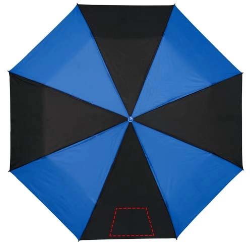 Dwukolorowy składany parasol Sparks o średnicy 21 PFC-10909500 czarny