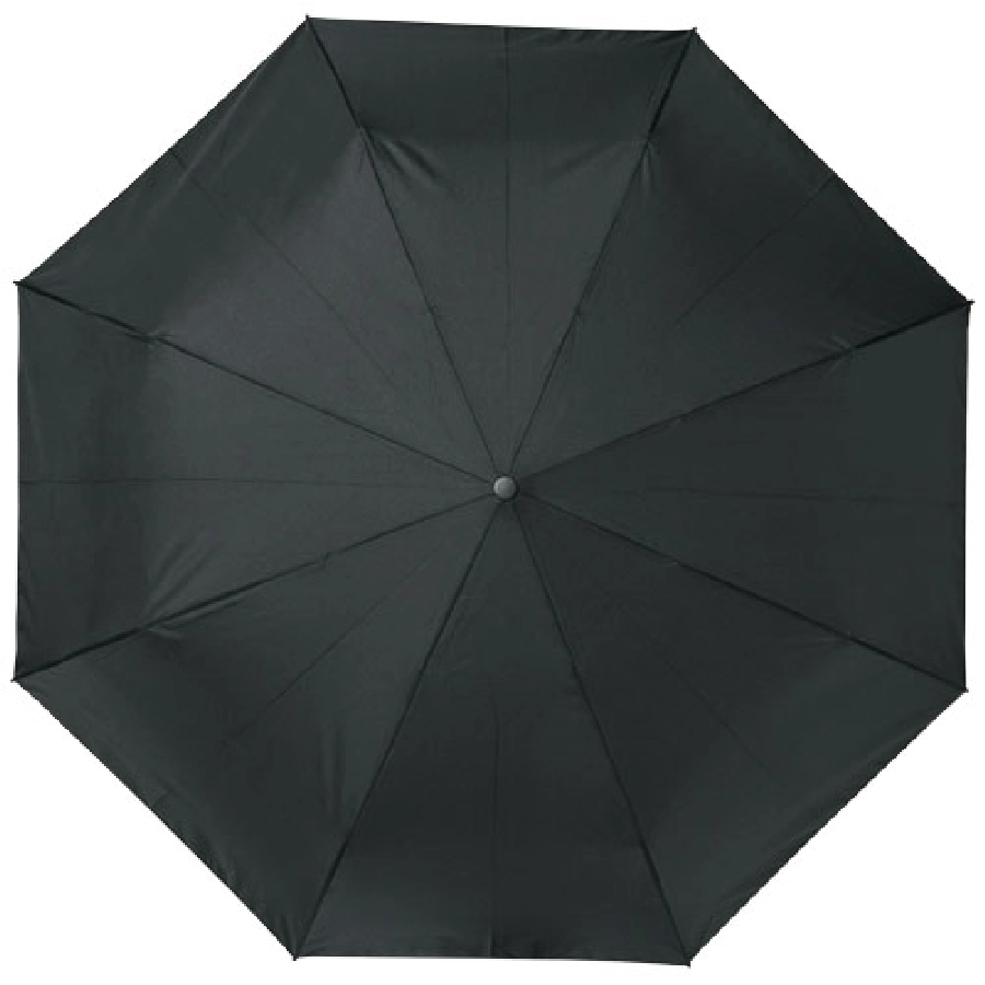 Składany, automatycznie otwierany/zamykany parasol Bo 21” wykonany z plastiku PET z recyklingu PFC-10914301 czarny