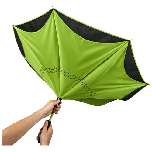Odwrotnie barwiony prosty parasol Yoon 23” PFC-10940209 zielony