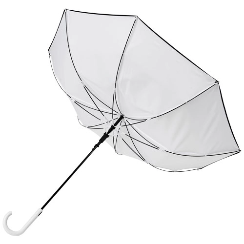 Wiatroodporny, automatyczny kolorowy parasol Kaia 23” PFC-10940702 biały