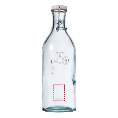 Karafka 970 ml na wodę wraz ze szklanką Ford PFC-11227100 transparentny