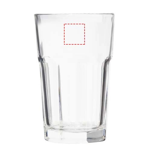 2-elementowy zestaw szklanki plus podstawka Linden PFC-11289200 transparentny