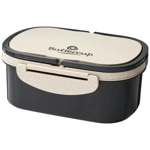 Lunchbox z włókna słomy pszenicy Crave PFC-11299400 czarny