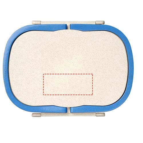 Lunchbox z włókna słomy pszenicy Crave PFC-11299401 niebieski