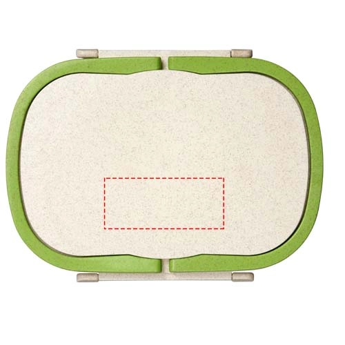 Lunchbox z włókna słomy pszenicy Crave PFC-11299403 zielony