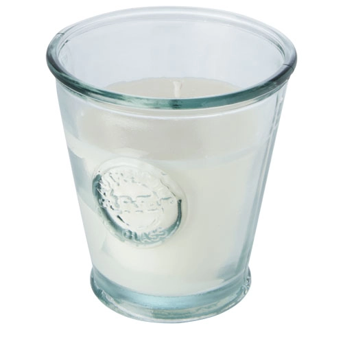 Świeca sojowa ze świecznikiem ze szkła z recyklingu Luzz PFC-11323001